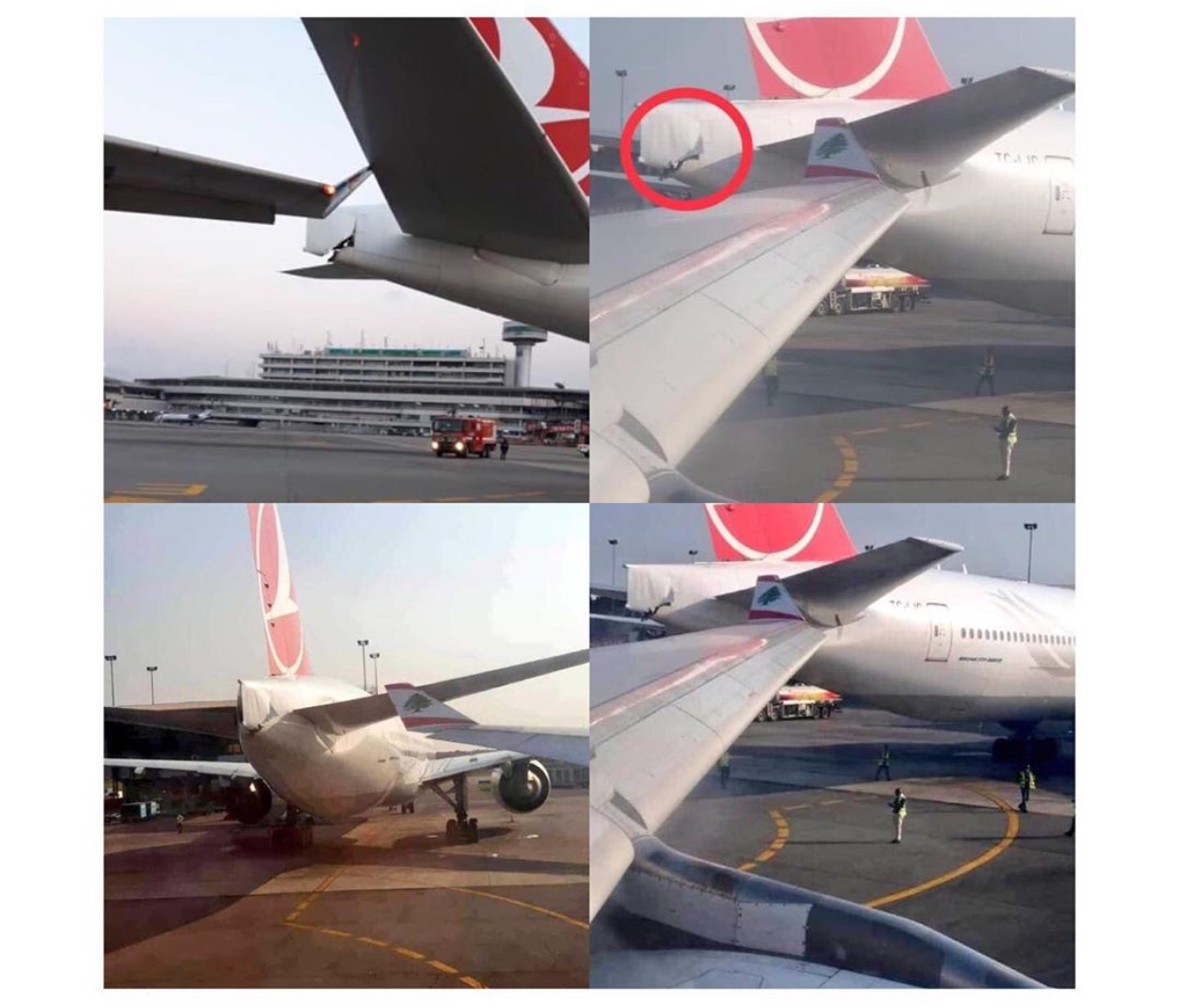 Plane collide in Lagos airport