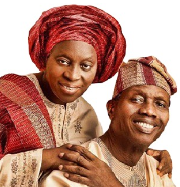 Pastor Adeboye and wife