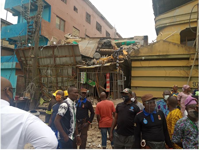 Building collapses in Ebute Metta