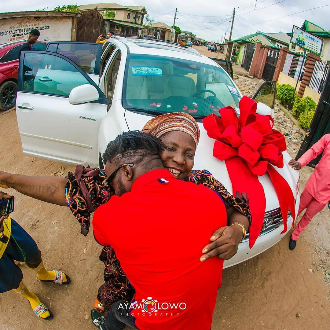 DJ Kaywise gifts mother