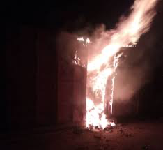 Ondo INEC office on fire