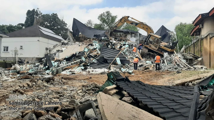 FCTA demolishes duplex built on unapproved land in Abuja