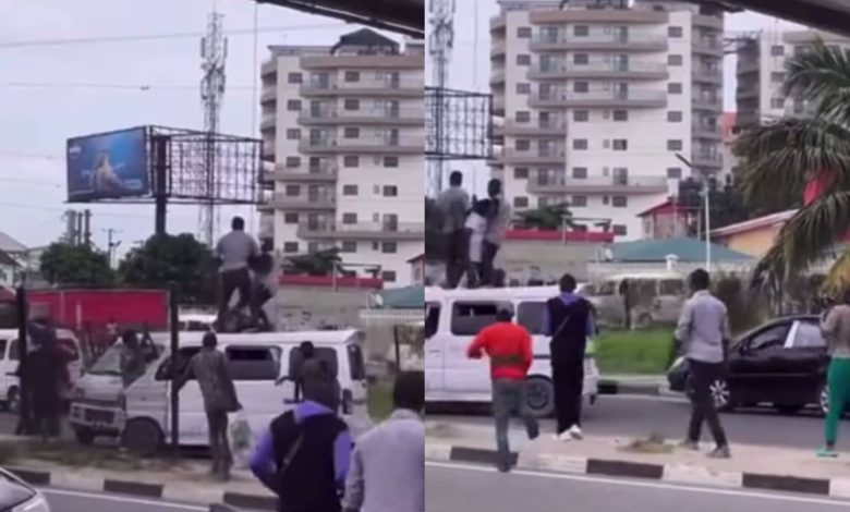Watch How People Stopped Man From Killing Himself In Lagos (VIDEO)