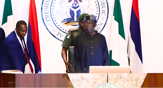JUST IN: Tinubu swears in three more ministers