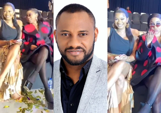 “You are now bigger than your ex-husband, Yul Edochie”- Reactions as May Edochie links up with Rita Dominic