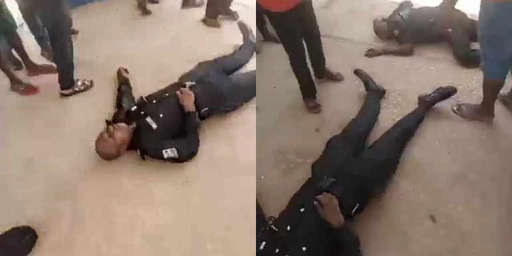 S’East Residents Abandon Police DPO To Die After Suspected IPOB Members Attacked Him [VIDEO]
