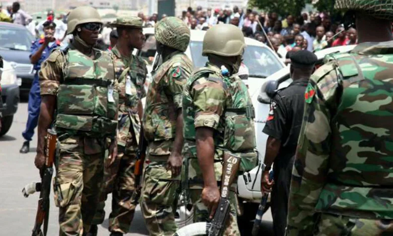 BREAKING: Army Reacts After Soldiers Surrounded Venue Of NLC Meeting With FG