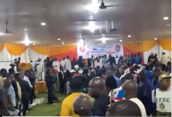 Embarrassing Moment As Students Defy Protocols, Publicly Boo Governor Uzodinma (VIDEO)