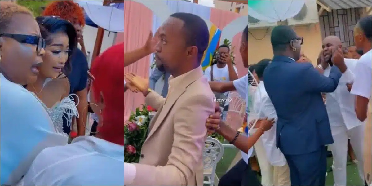 Wedding ceremony allegedly halted as bride’s second boyfriend storms event to disrupt it