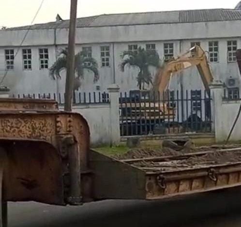 BREAKING: Fubara's Govt Begins Demolition Of Rivers House Of Assembly (PHOTOS)