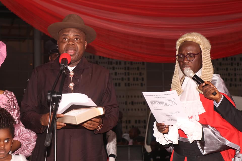 BREAKING: Diri Sworn In As Bayelsa Governor