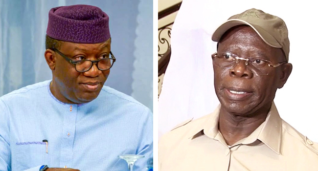Edo Guber: Oshiomhole Tried To Eliminate Some Contenders -Fayemi Fumes, Reveals What Will Happen