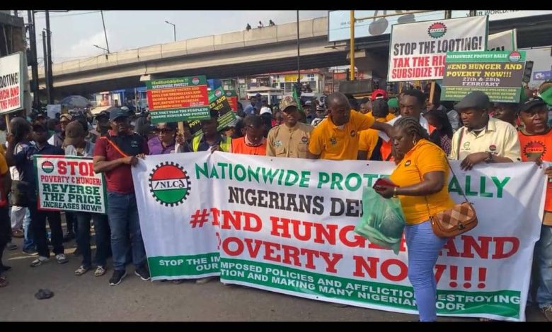 JUST IN: More Photos Emerge From Scenes Of NLC Nationwide Protest