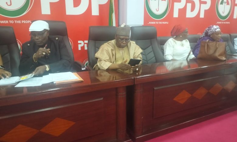 BREAKING: Wabara, Other Top PDP Leaders Storm Abuja For Crucial Meeting (PHOTOS)