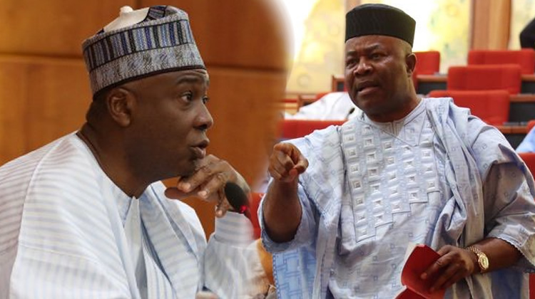 JUST IN: Saraki Fires Back At Akpabio, Reveals How Buhari Dealt With Them