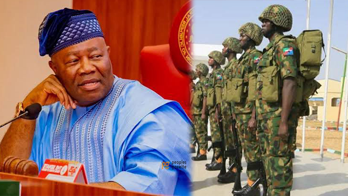Akpabio Under Fire For Making Suspicious Claim After Many Soldiers Were Killed In Delta