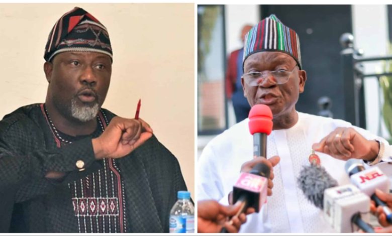 Wike vs Atiku: Commotion As Melaye Publicly Defied Ex-Gov Ortom At PDP Meeting (VIDEO)
