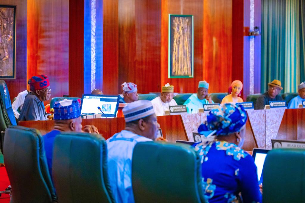 Tinubu presides over first FEC meeting in 2024