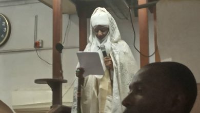 Tussle With Bayero: Victory For Sanusi As He Leads Prayer At Central Mosque As Emir Of Kano