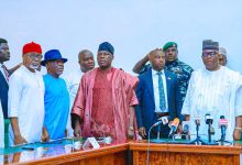 Drama As Akpabio Ignores Initial Beef, Visits His State Governor (PHOTOS)