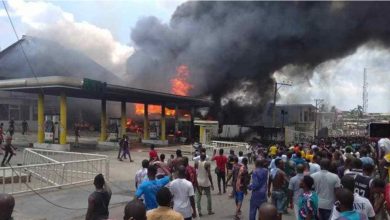Fuel Scarcity: Commotion As Armed Officers Shoot Man Dead During Clash At Fuel Station (PHOTO)