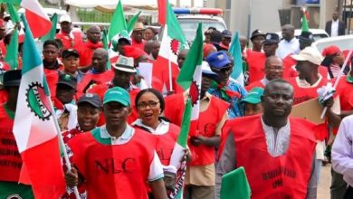 BREAKING: Tension As NLC, TUC Members Block Disco HQ, NERC Offices, Staff Stranded