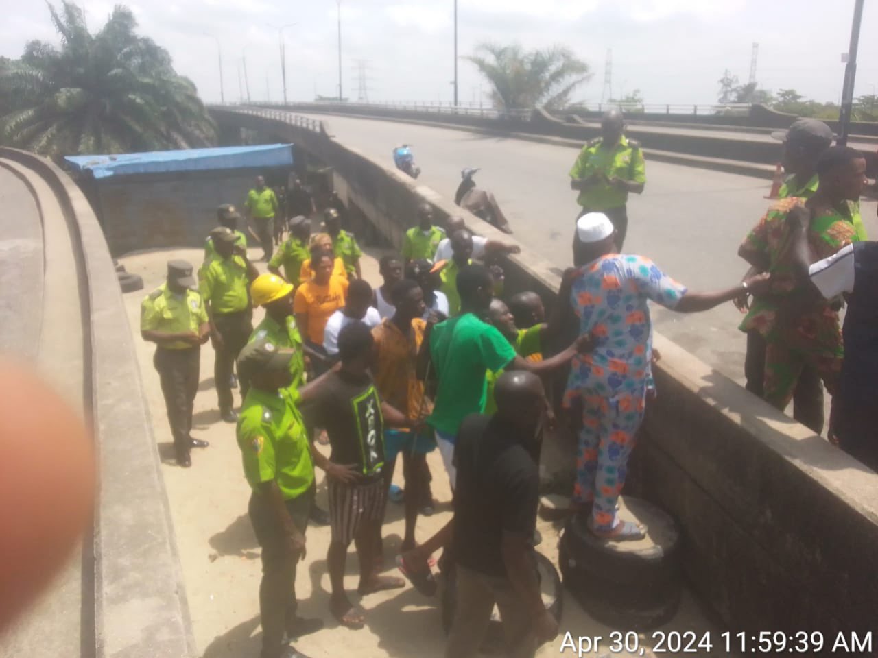 Officials Discover 86 Rooms Where Tenants Paid N250,000 A Year Under Lagos Bridge (VIDEO)