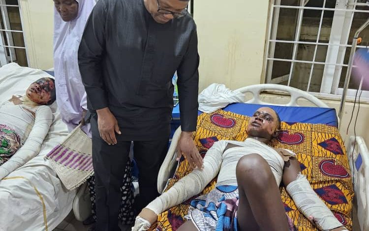 Peter Obi Visits Those Burnt In Kano Mosque (PHOTOS)