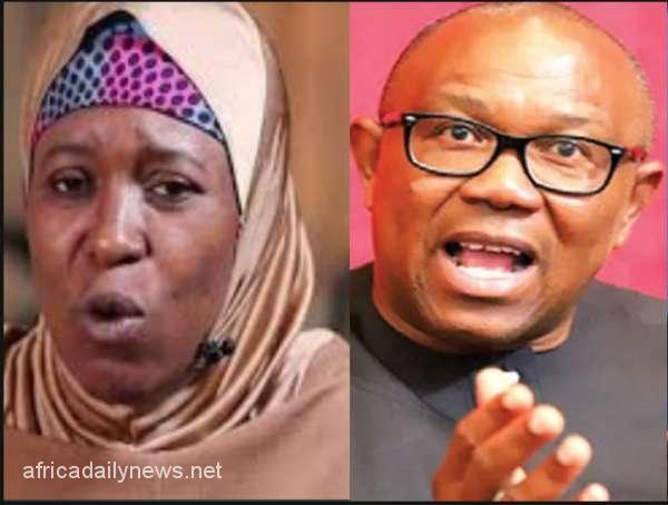 Drama As Aisha Yesufu Counters, Reveals Peter Obi Did Not Create OBIdient Movement