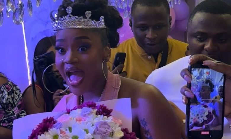 Watch Chioma's Reaction As Davido Gives Her Another Surprise (VIDEO)