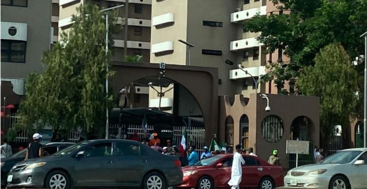 Drama As Protesting Labour Members Shut Down Top FG Official's Office In Abuja