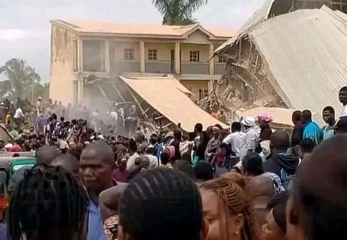 JUST IN: 200 Confirmed Trapped As Building Collapses On Students