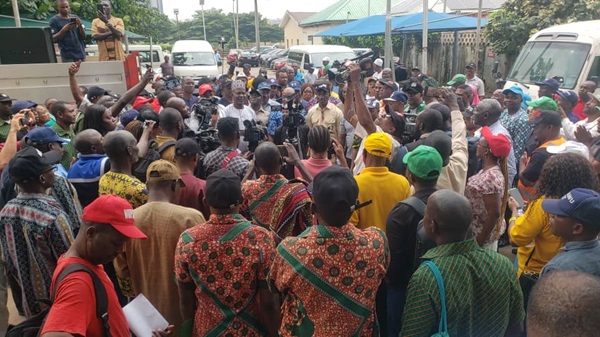  Labour Leaders Storm NLC HQ As Ajaero Goes To Police Over Terrorism Links