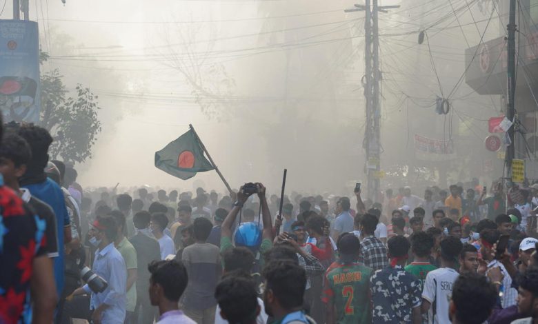 BREAKING: Bangladesh's Prime Minister Flees As Angry Protesters Storm Her Palace