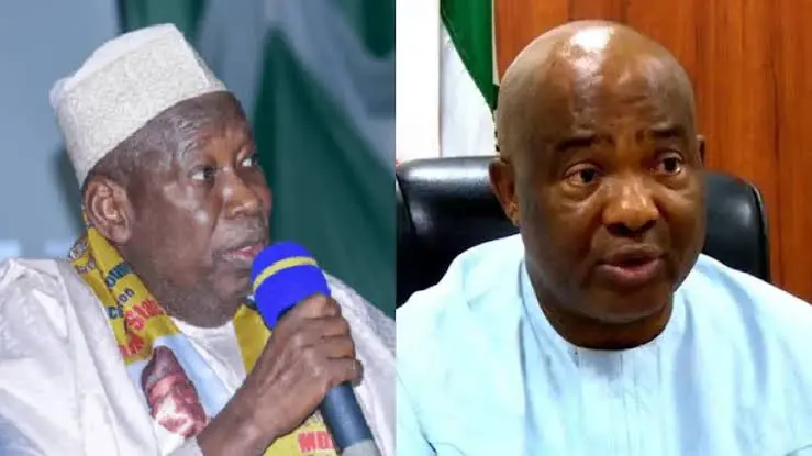 Those Behind Uzodinma's Joint Presidential Campaign Posters With Ganduje Revealed